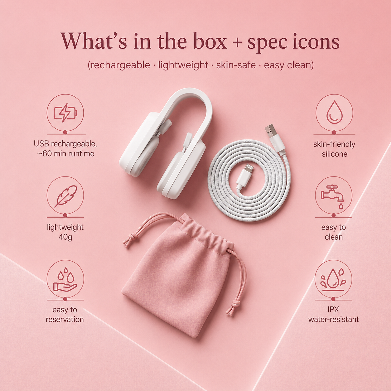 EMS Nose Shaper Sculpting Massager Clip Silicone Puls