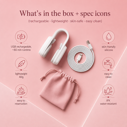 EMS Nose Shaper Sculpting Massager Clip Silicone Puls
