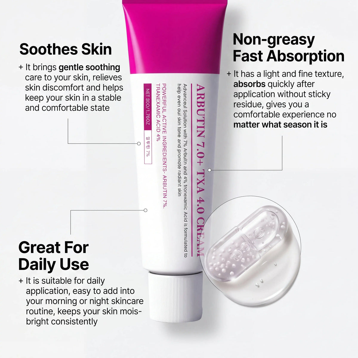 Alpha Arbutin + TXA Cream