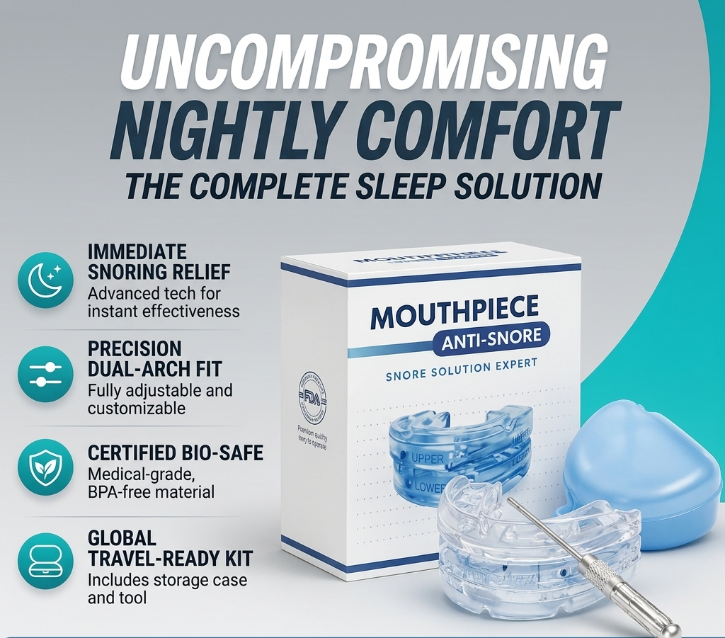 The Quiet Anti-Snoring Mouthpiece (Universal Size)