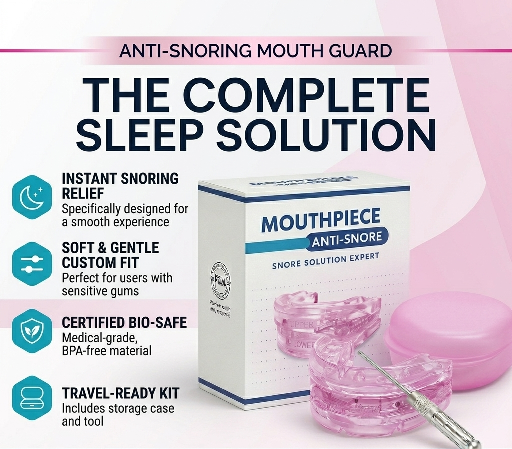 The Quiet Anti-Snoring Mouthpiece (Universal Size)